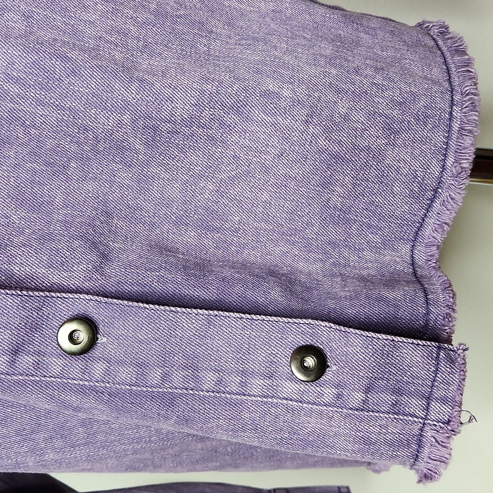 ENTRO Denim Utility Shacket Jacket - Picture 5 of 13